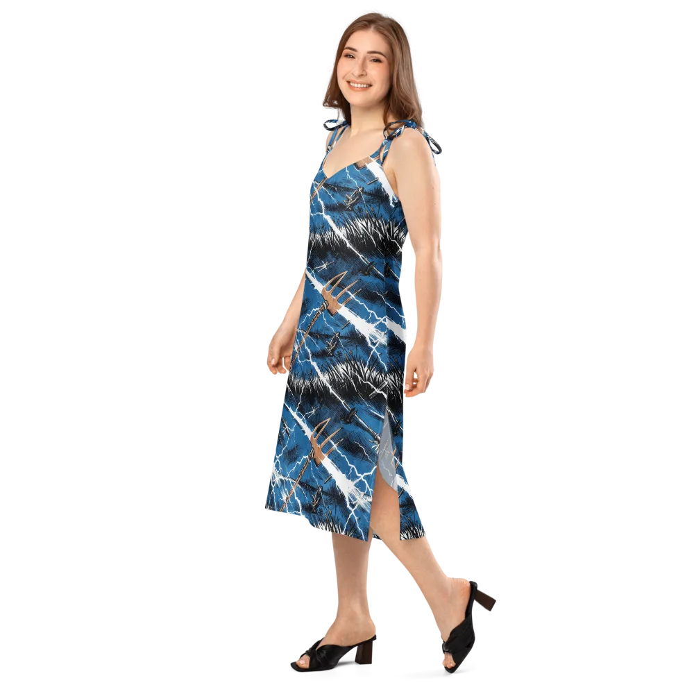 Neptune’s Static on Slip Dress — Left Front