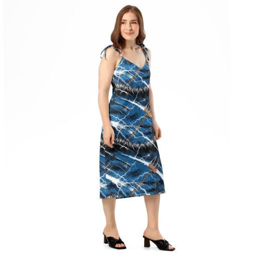 Neptune’s Static on a Slip Dress