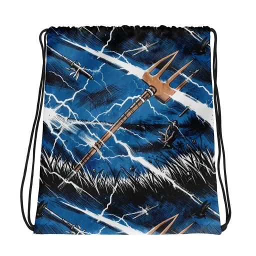 Neptune’s Static on a Drawstring Bag