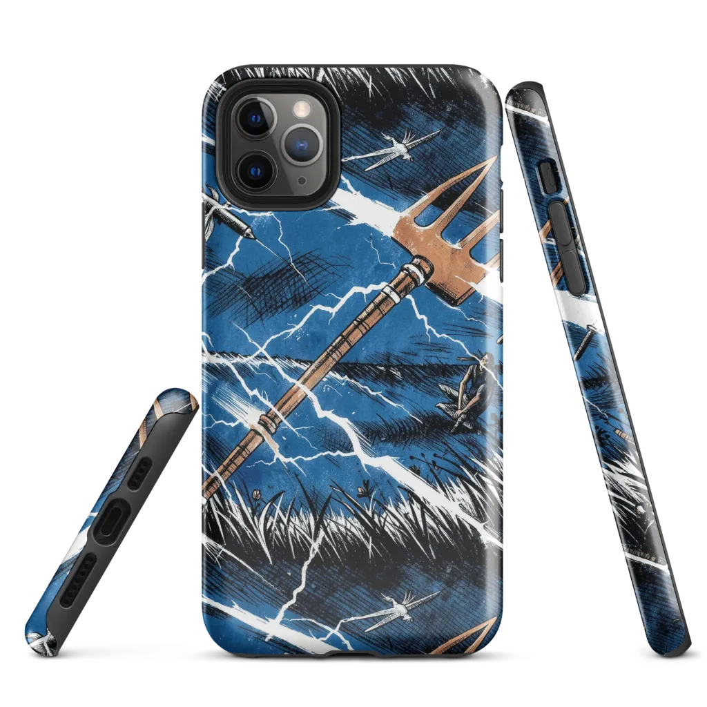 Neptune’s Static on Tough Case for iPhone® — Front