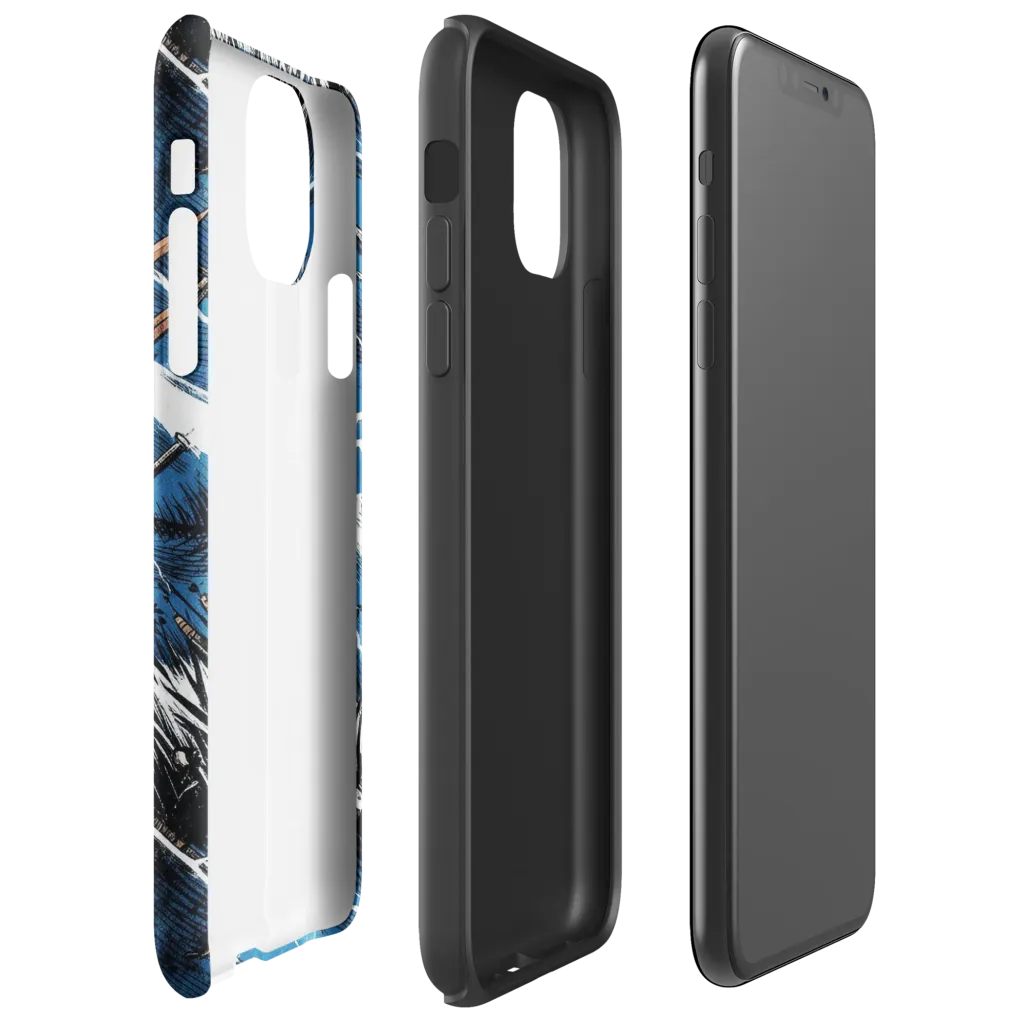 Neptune’s Static on Tough Case for iPhone® — Right
