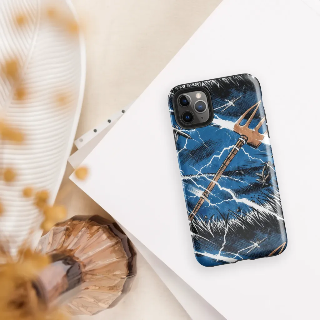 Neptune’s Static on Tough Case for iPhone® — Front