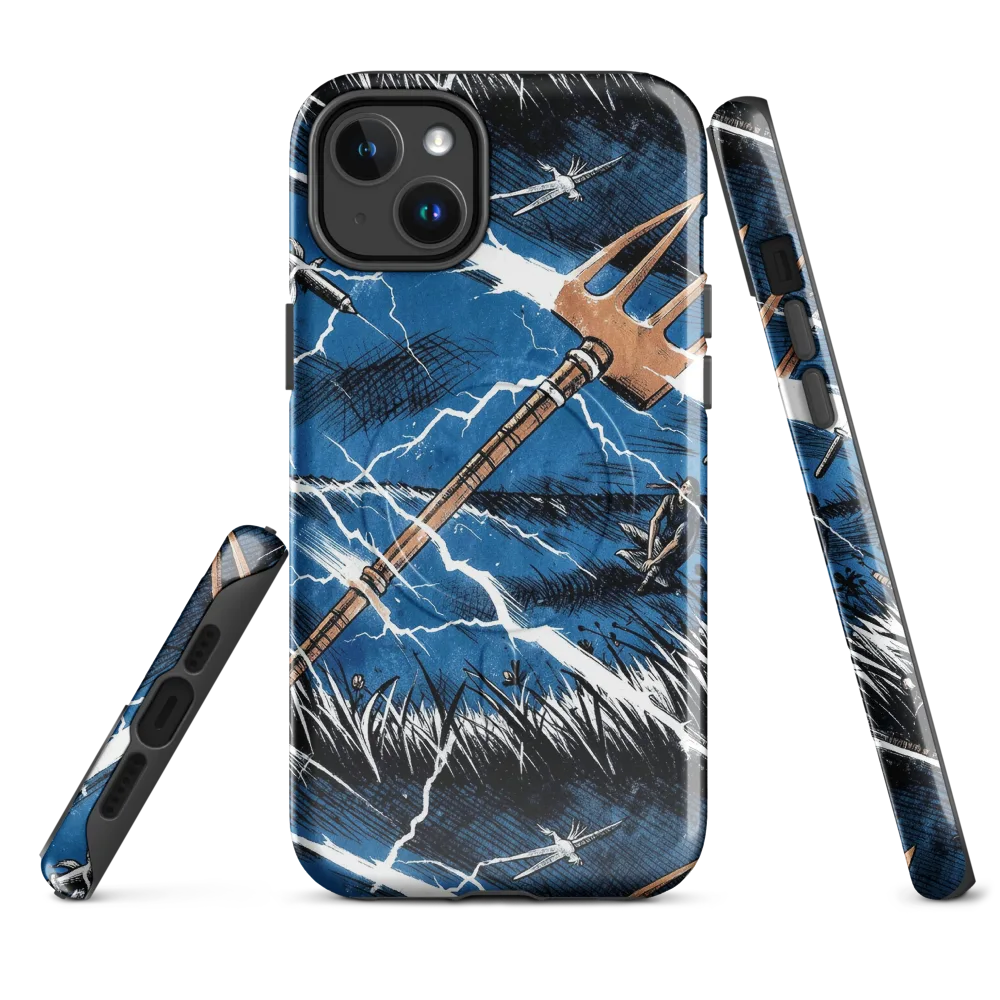 Neptune’s Static on MagSafe Tough Case for iPhone® — Front