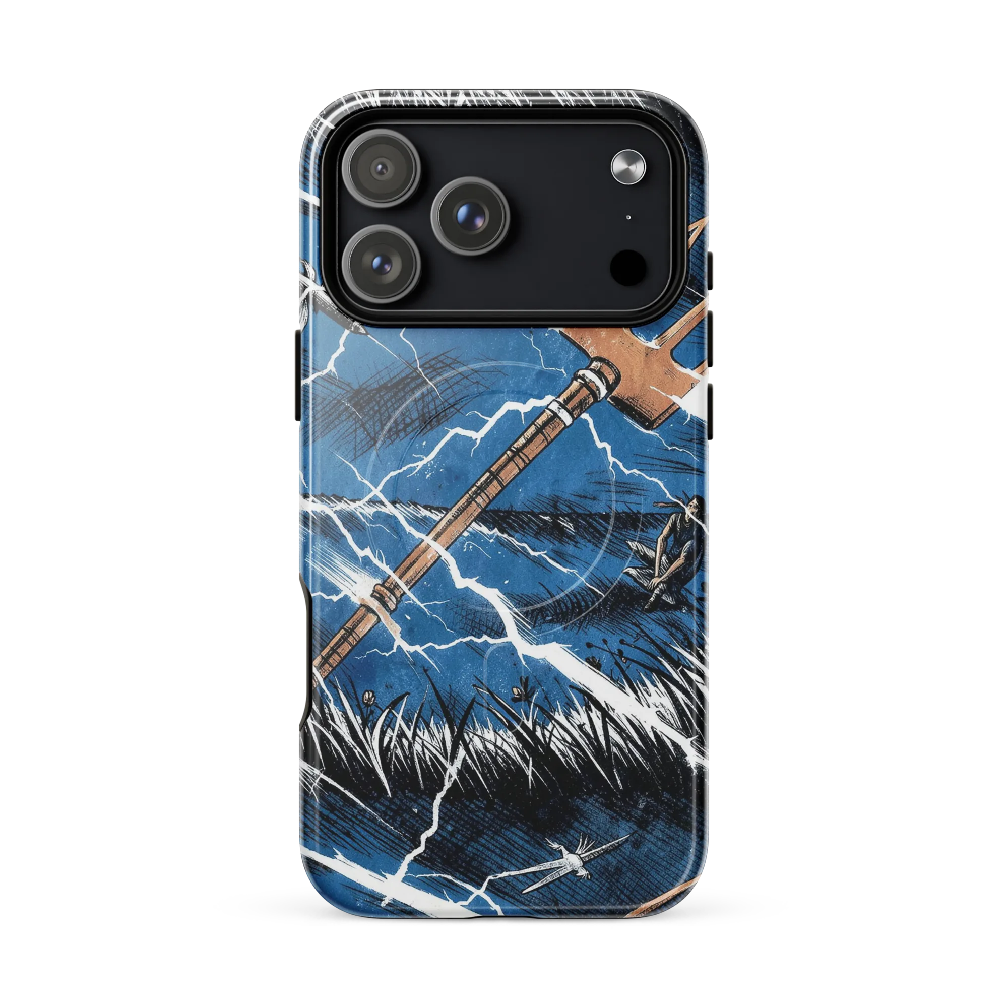 Neptune’s Static on MagSafe Tough Case for iPhone® — Front