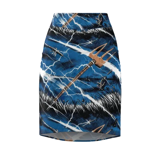 Neptune’s Static on a Pencil Skirt