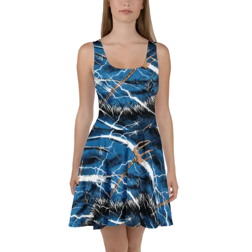Neptune’s Static on a Skater Dress