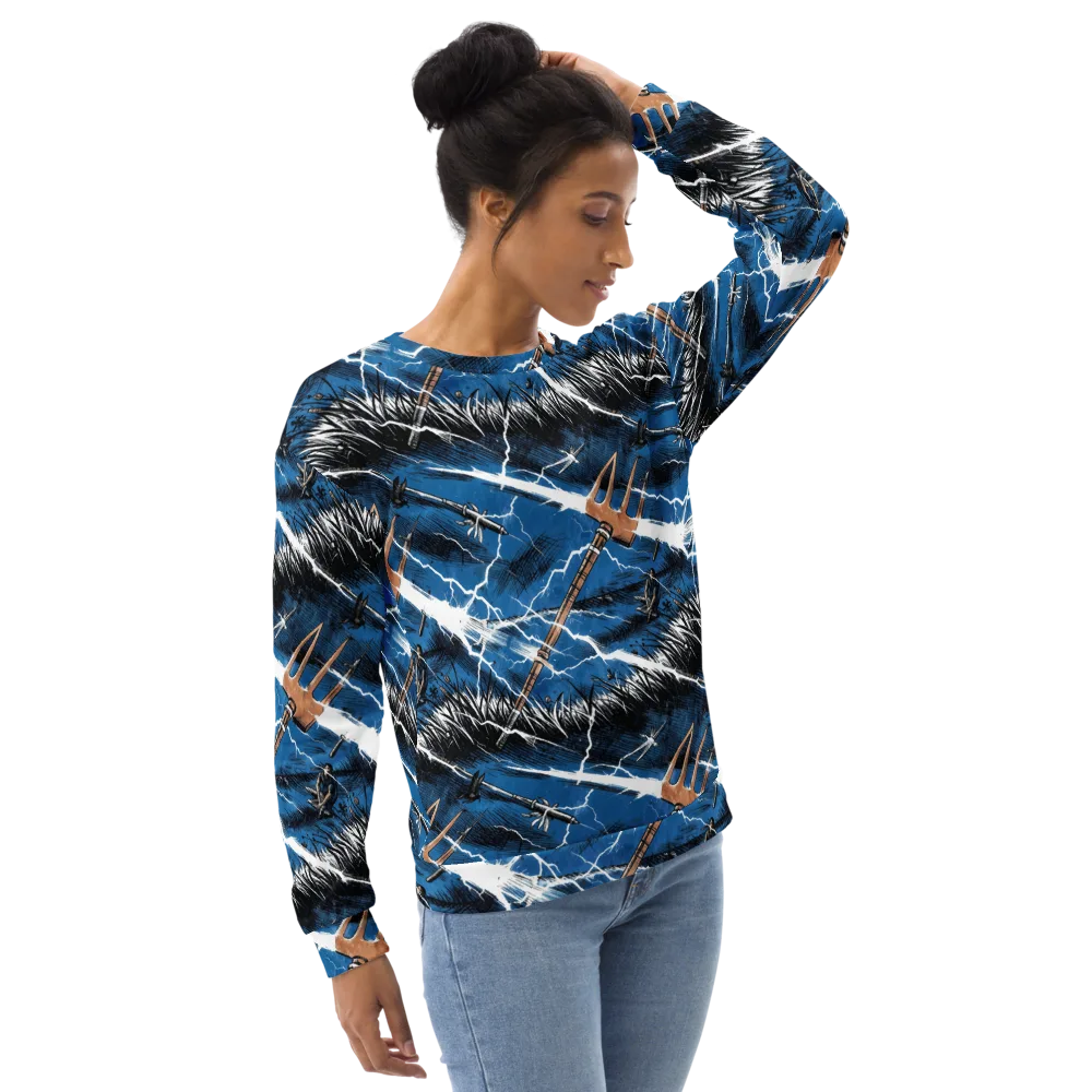 Neptune’s Static on Sweatshirt — Right Front