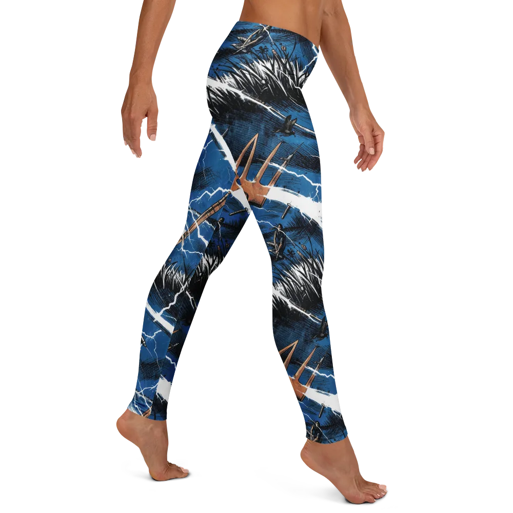 Neptune’s Static on Leggings — Right
