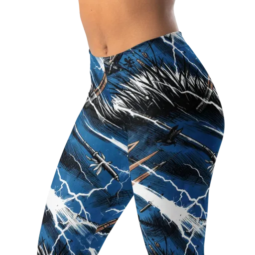 Neptune’s Static on a Leggings