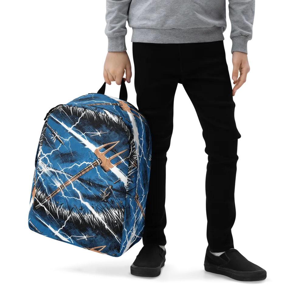 Neptune’s Static on Minimalist Backpack — Zoomed-in