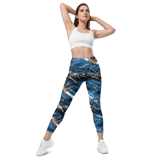 Neptune’s Static on a Leggings with Pockets
