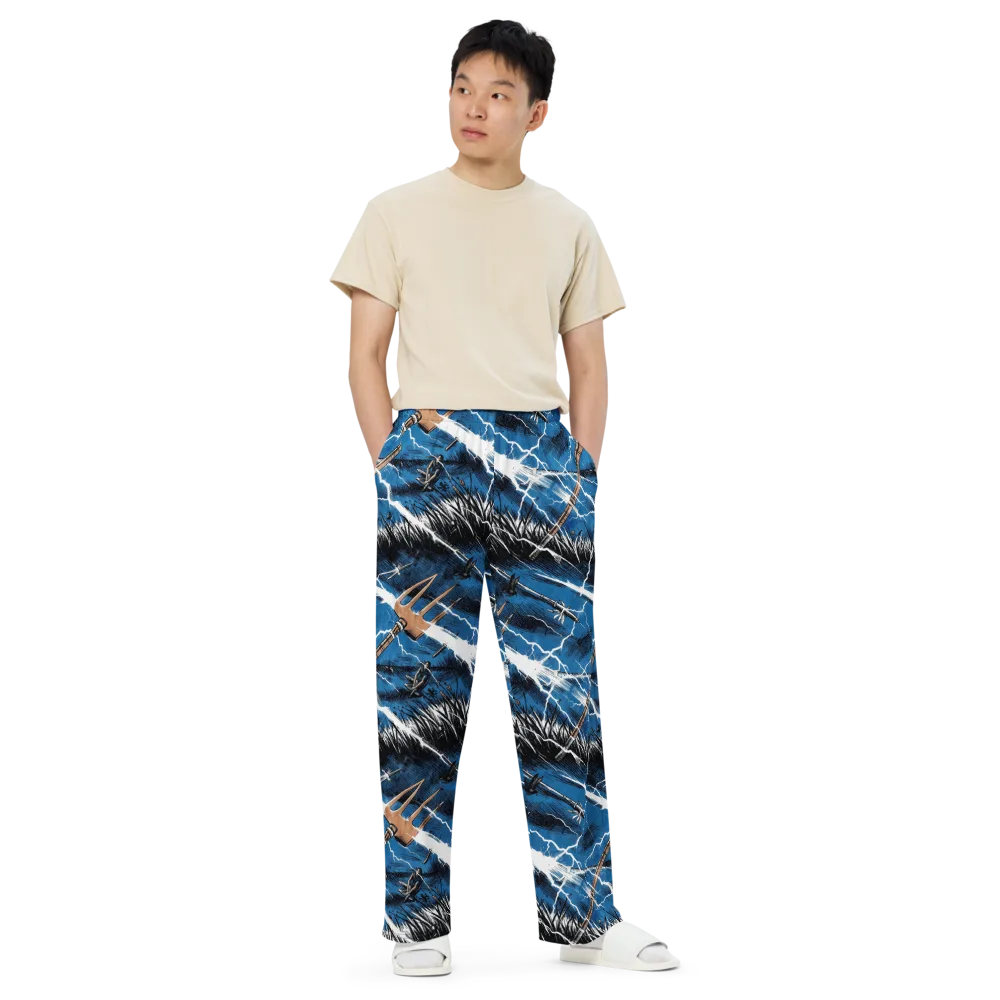 Neptune’s Static on Wide-Leg Pants — Front