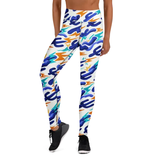 Bluebolt on a Yoga Leggings