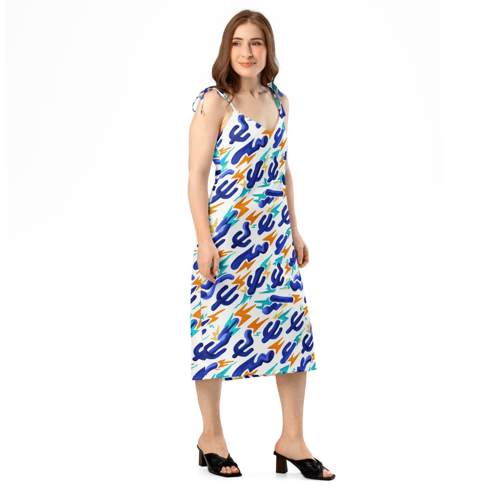 Bluebolt on Slip Dress — Right Front