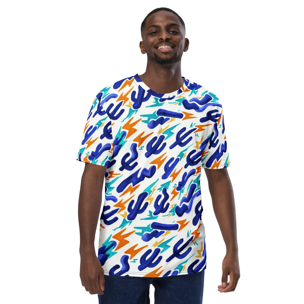 Bluebolt on Men's Crew Neck T-Shirt — Front