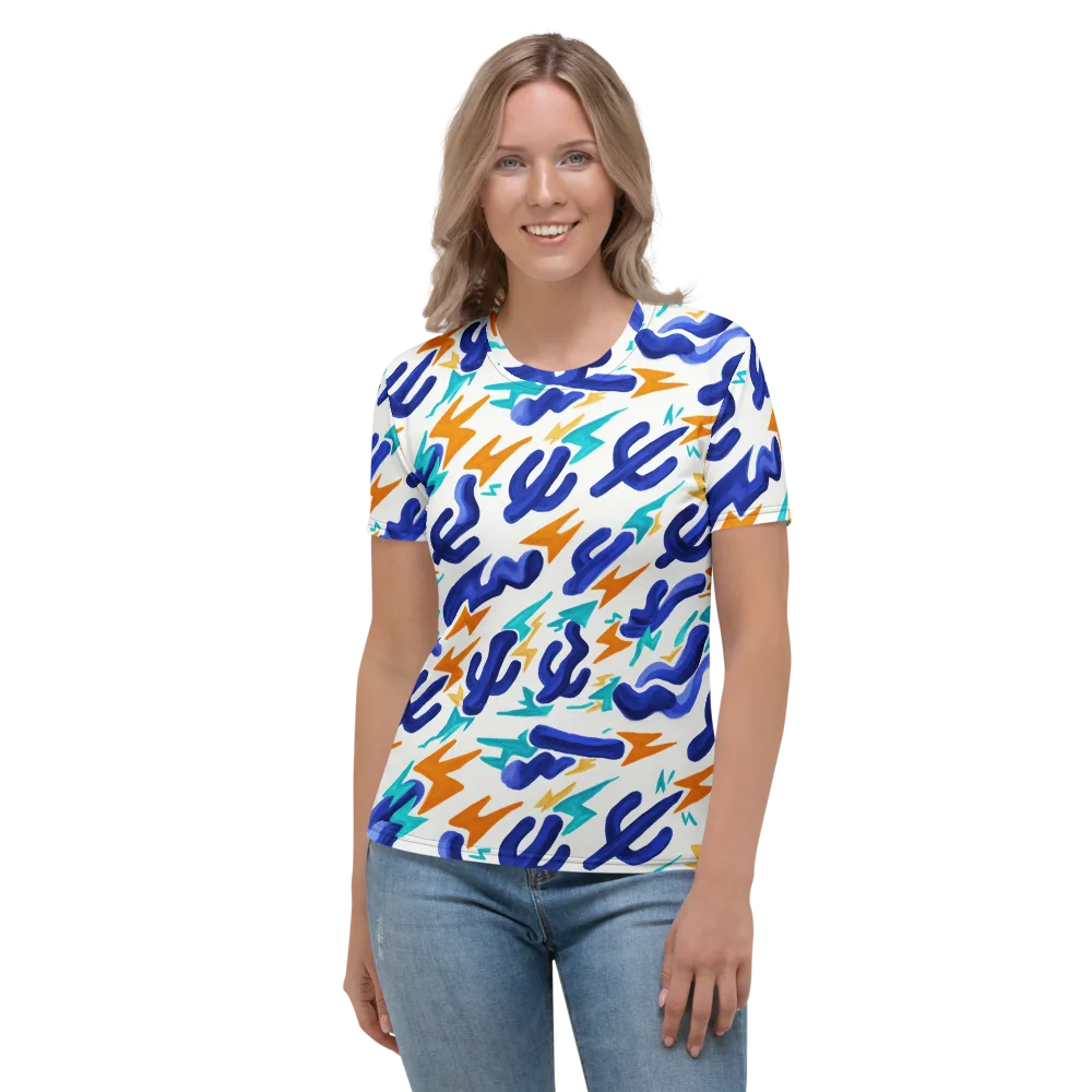 Bluebolt on Women's Crew Neck T-Shirt — Front
