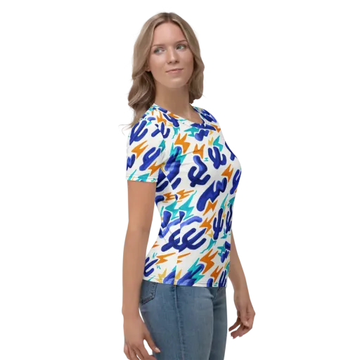 Bluebolt on a Women's Crew Neck T-Shirt