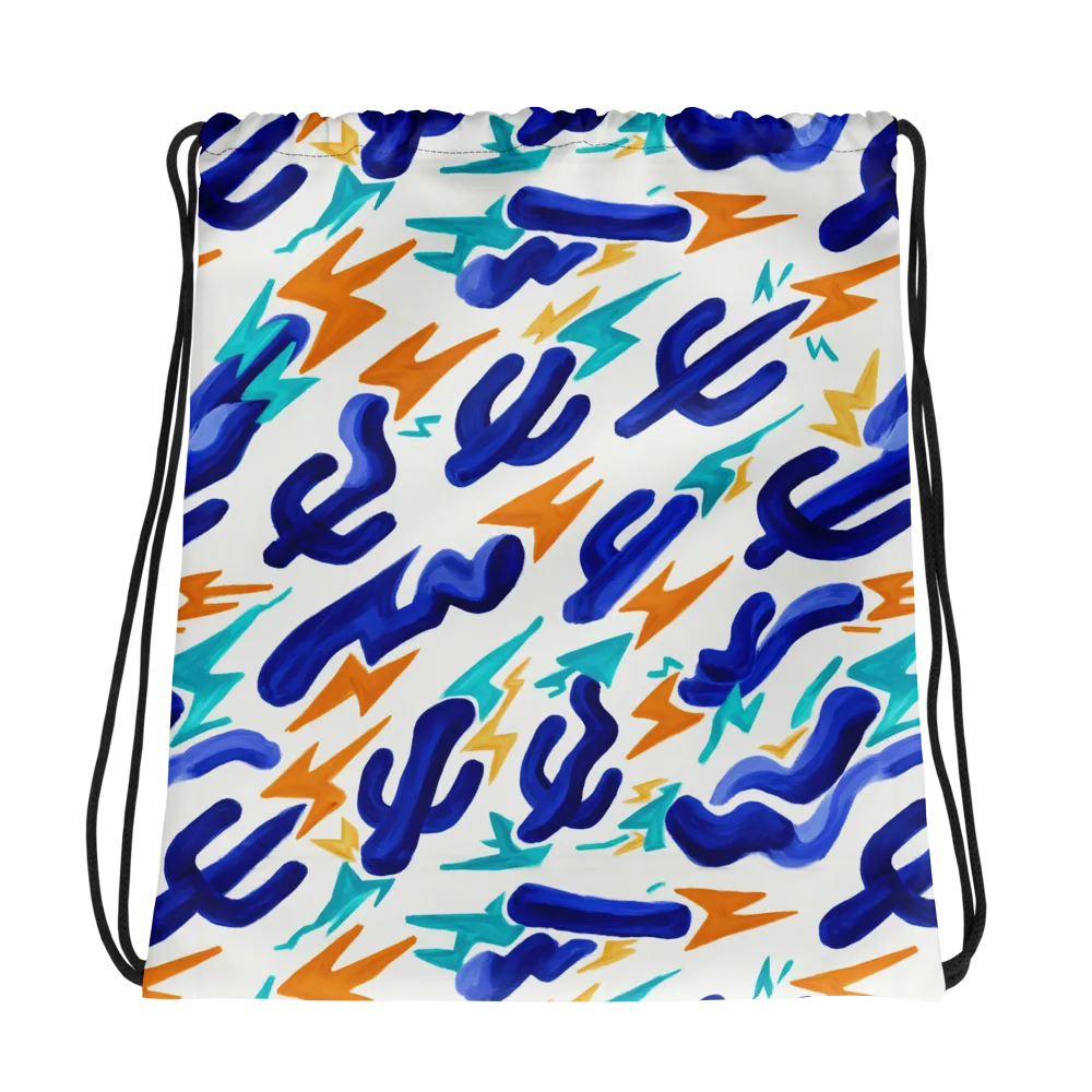 Bluebolt on Drawstring Bag — Photo