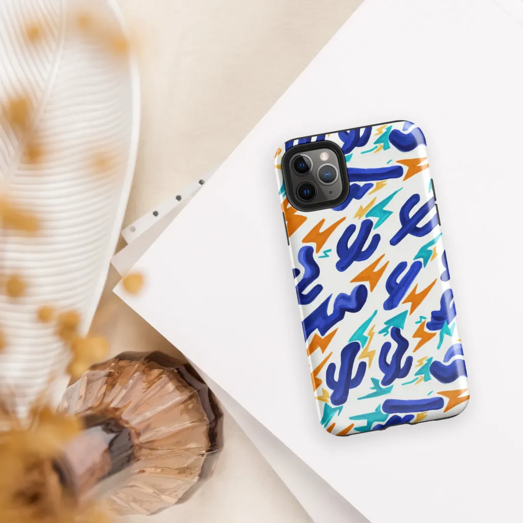 Bluebolt on Tough Case for iPhone® — Front