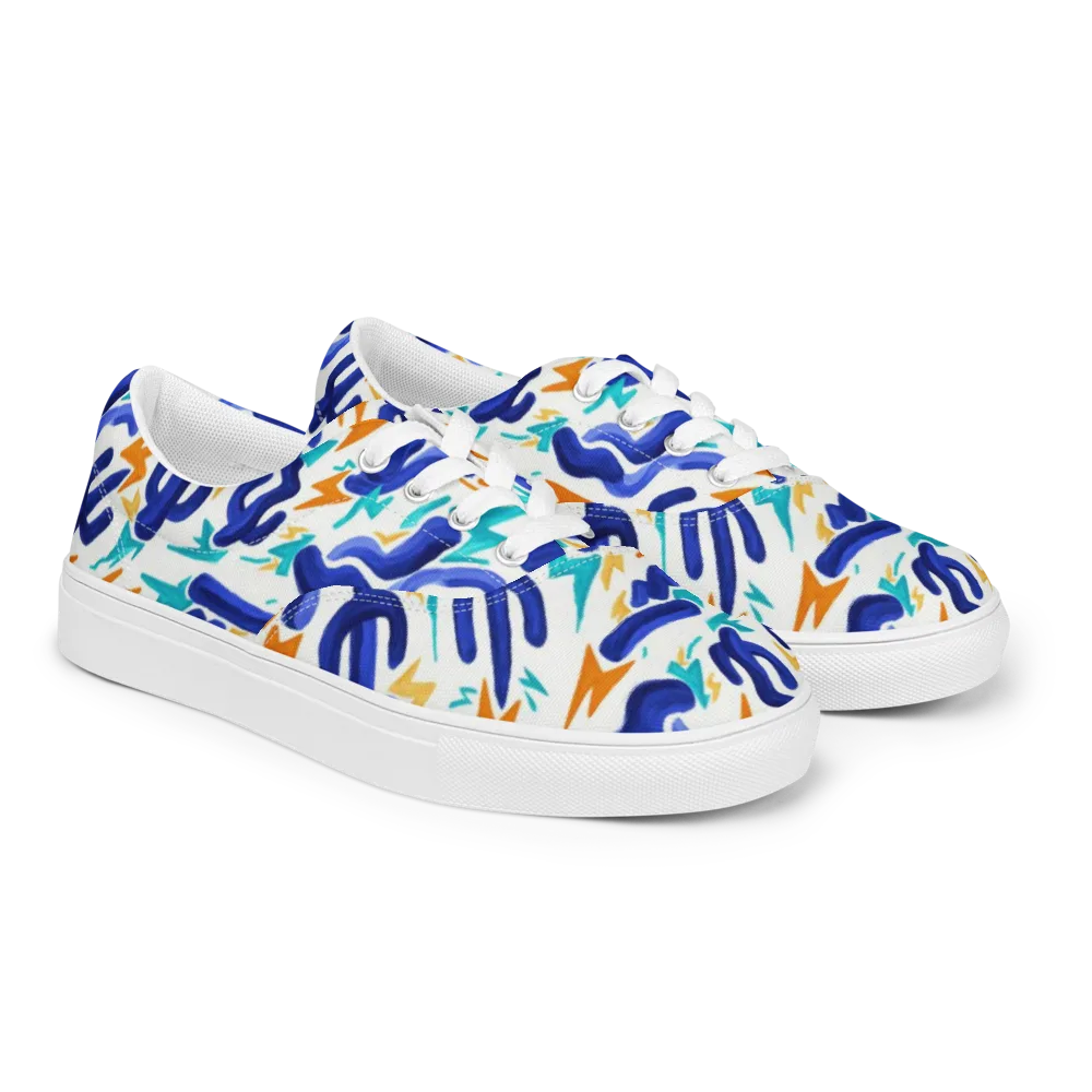 Bluebolt on Men's Lace-Up Canvas Shoes — Right Front