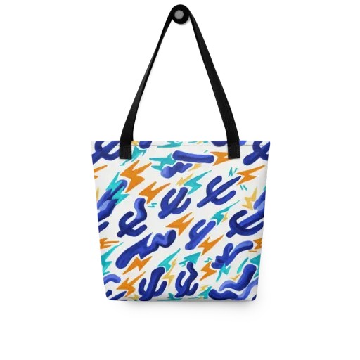 Bluebolt on a Tote Bag