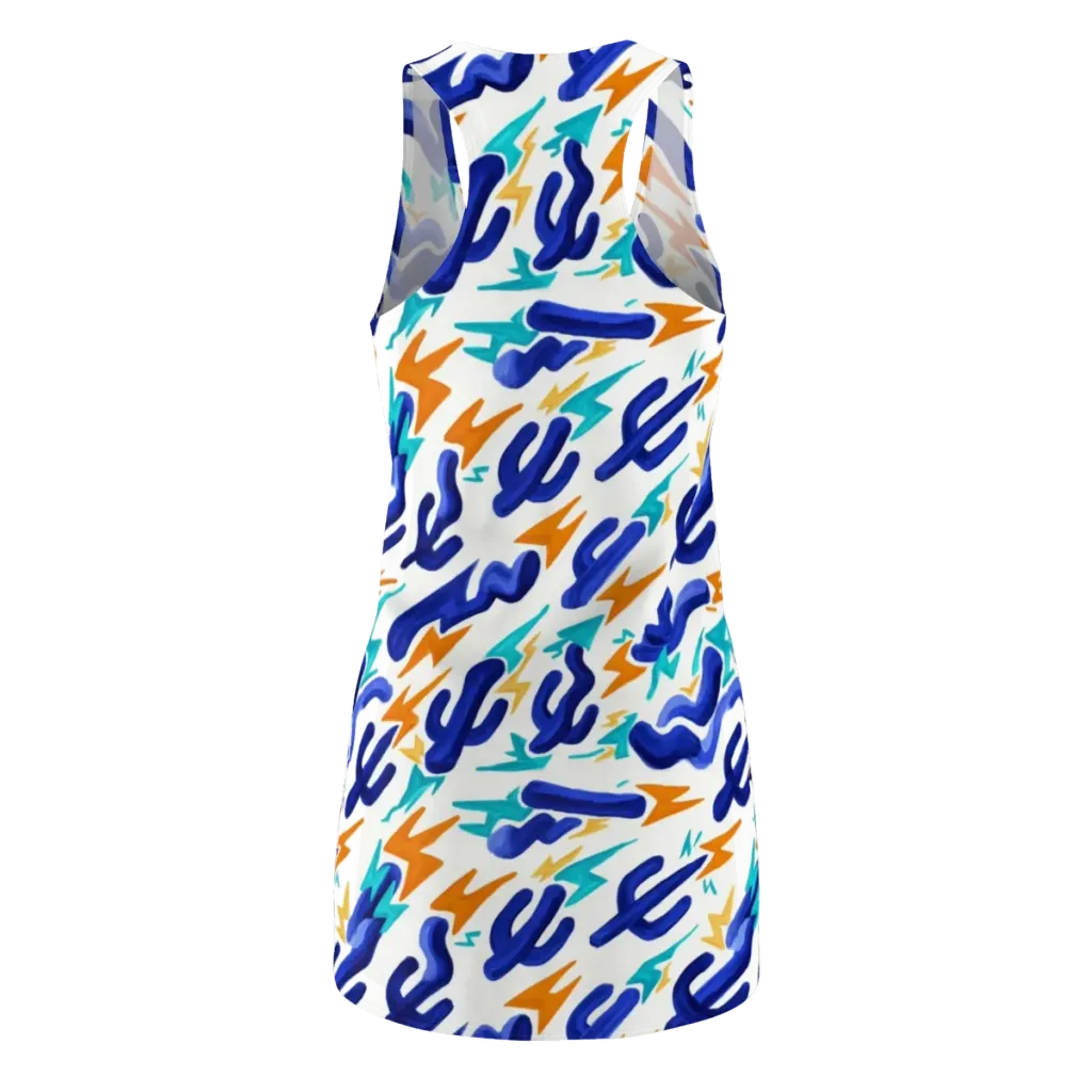 Bluebolt on Racerback Dress — Back