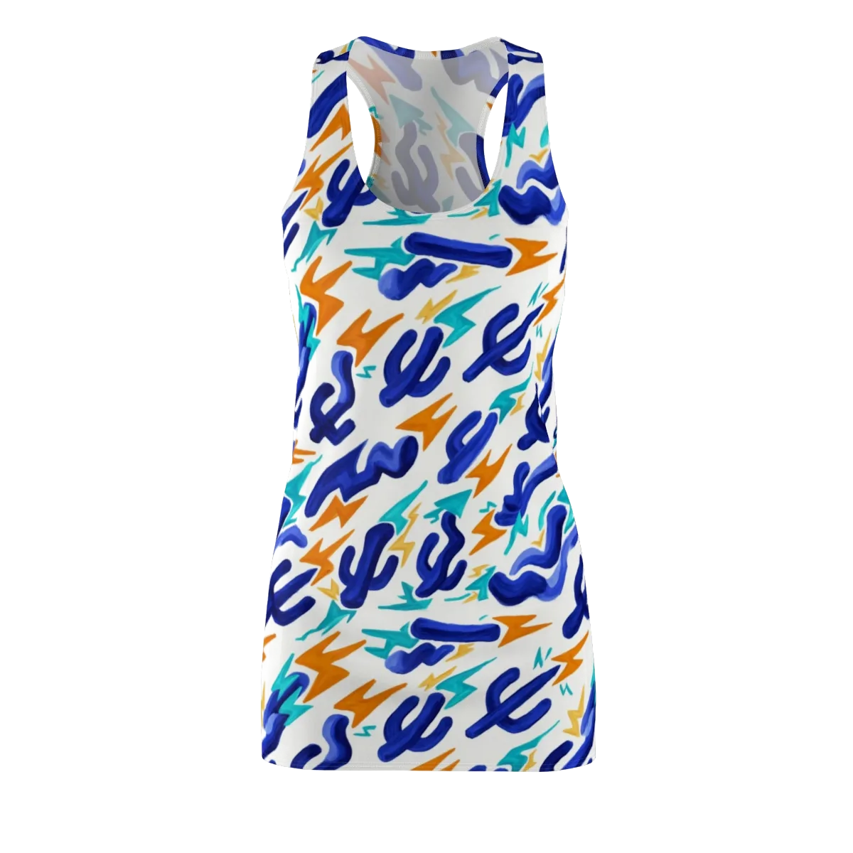 Bluebolt on Racerback Dress — Front