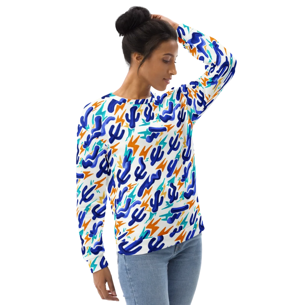 Bluebolt on Sweatshirt — Right Front