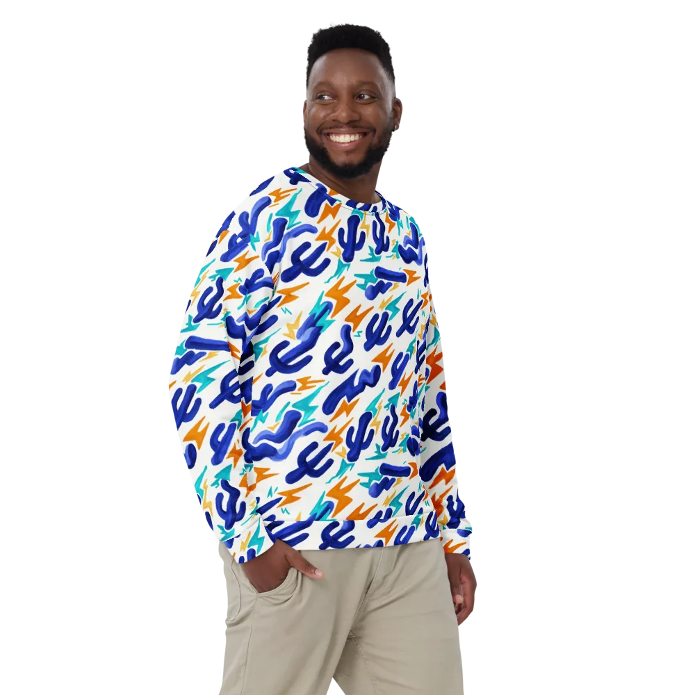 Bluebolt on Sweatshirt — Front