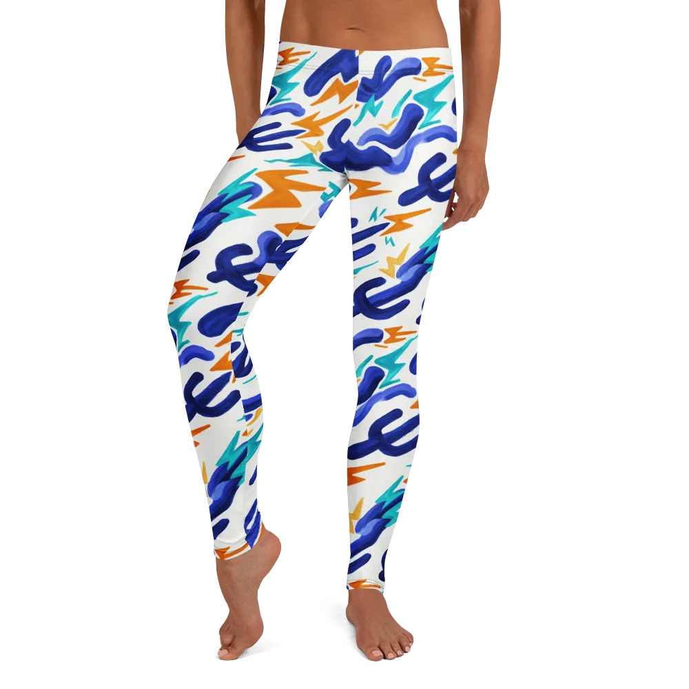 Bluebolt on Leggings — Front