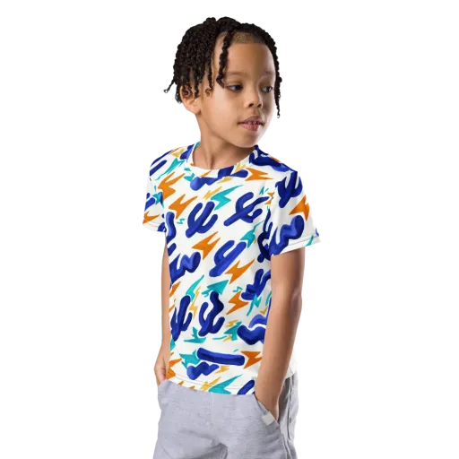 Bluebolt on a Kids Crew Neck T-Shirt