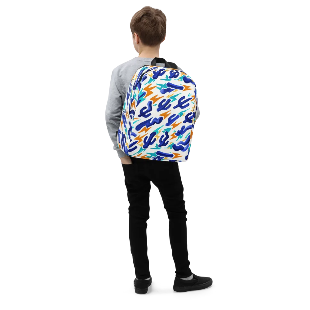Bluebolt on Minimalist Backpack — Right Front
