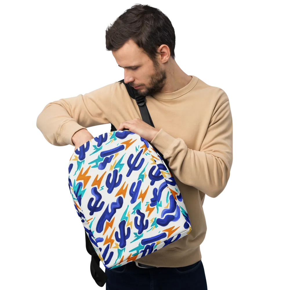 Bluebolt on Minimalist Backpack — Front