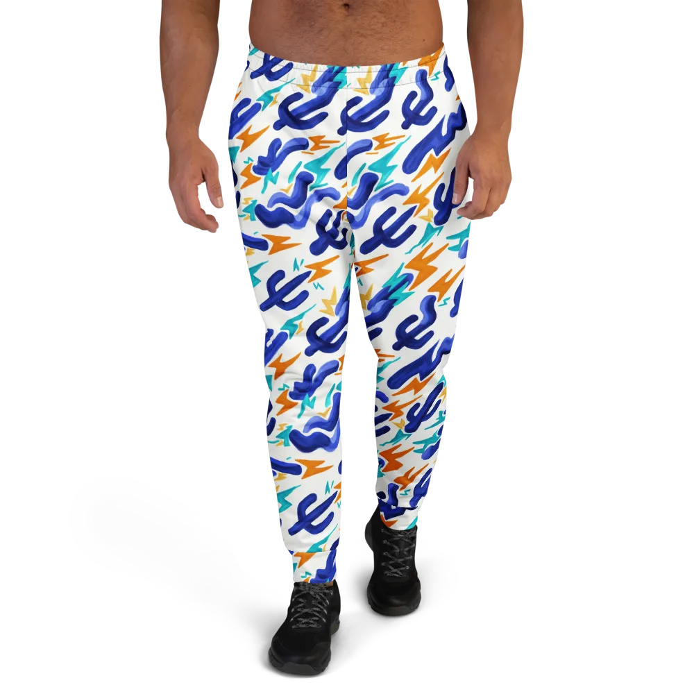 Bluebolt on Men's Joggers — Front