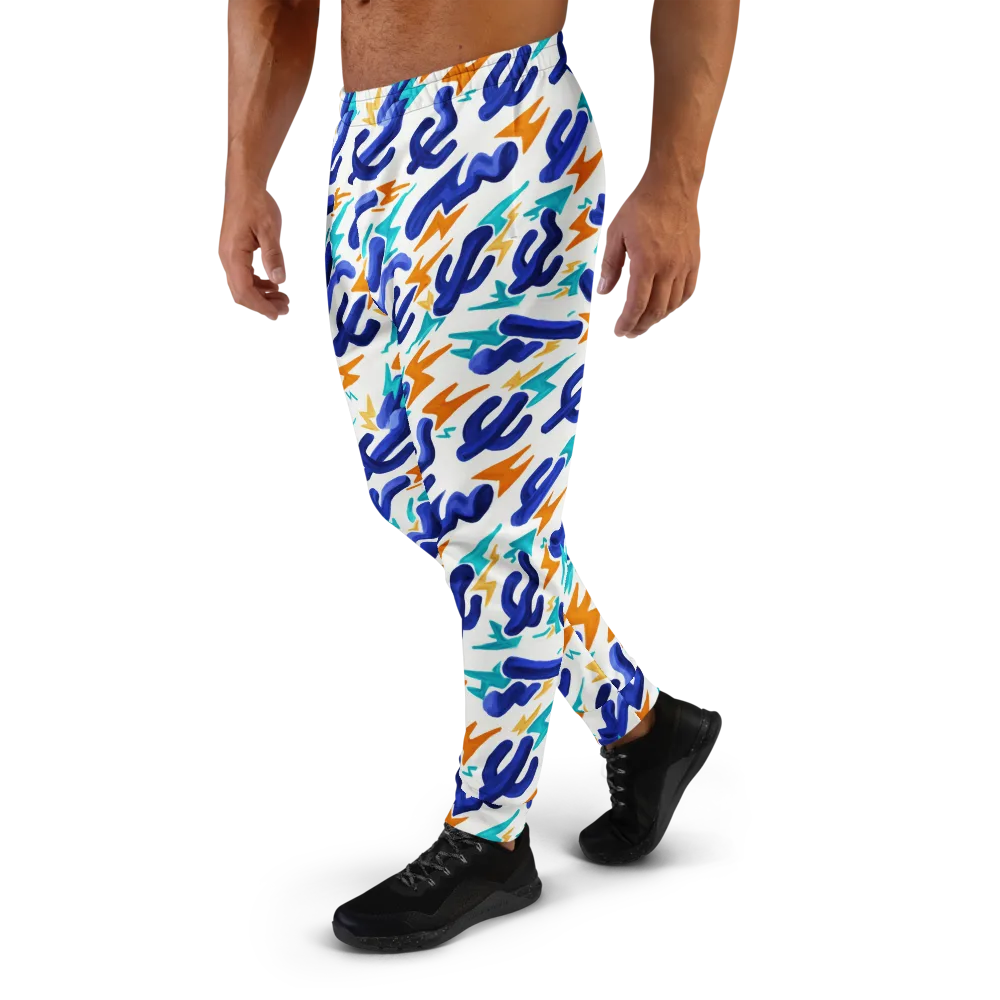 Bluebolt on Men's Joggers — Left