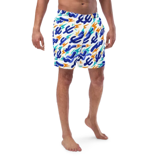 Bluebolt on a Swim Trunks
