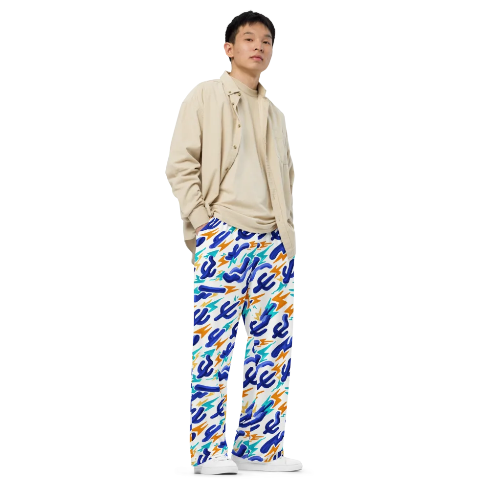 Bluebolt on Wide-Leg Pants — Right Front