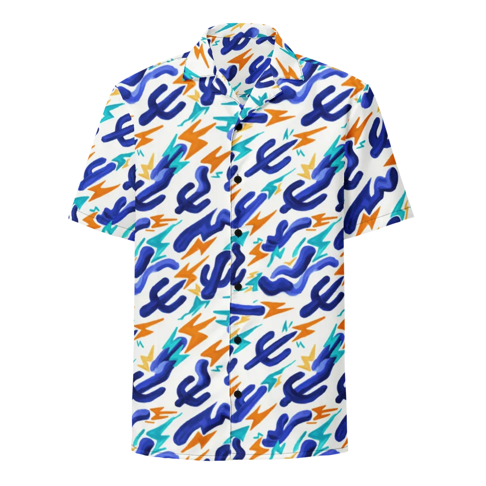 Bluebolt on Button Shirt — Front
