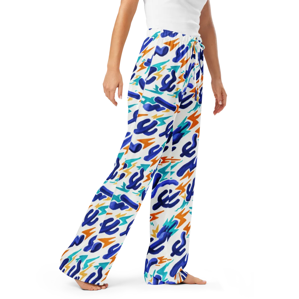 Bluebolt on Women's Pajama Pants — Right Front