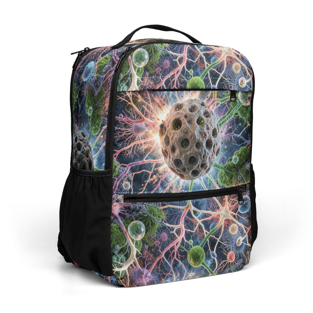 Cellular Cosmos on Utility Backpack — Right Front