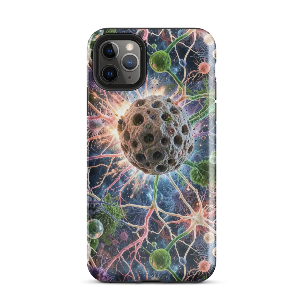Cellular Cosmos on Tough Case for iPhone® — Front