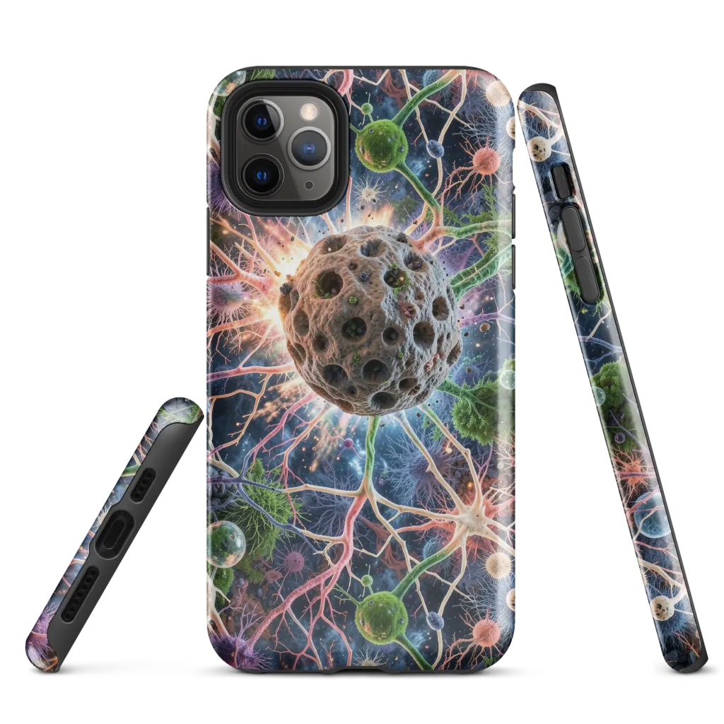 Cellular Cosmos on Tough Case for iPhone® — Front