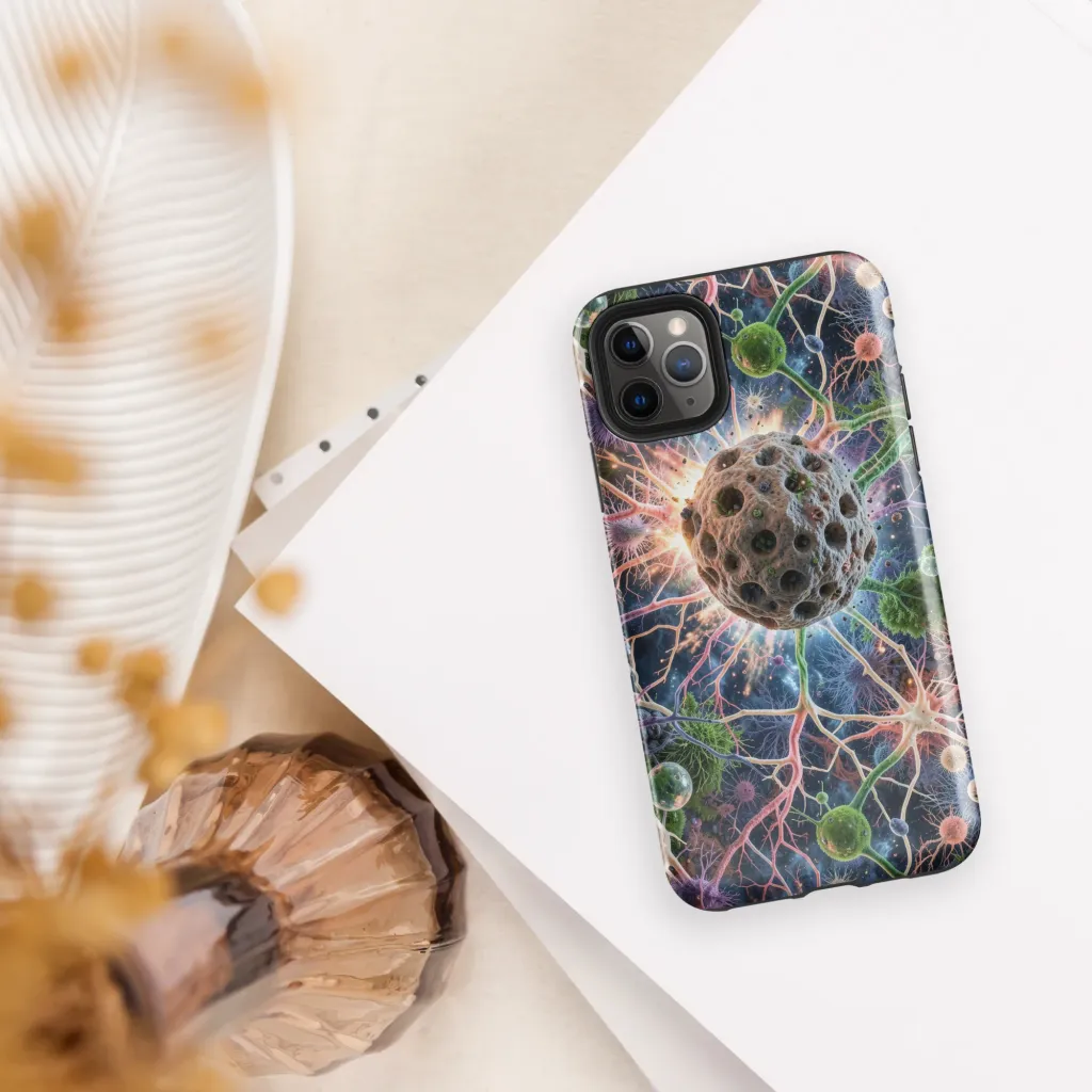 Cellular Cosmos on Tough Case for iPhone® — Front