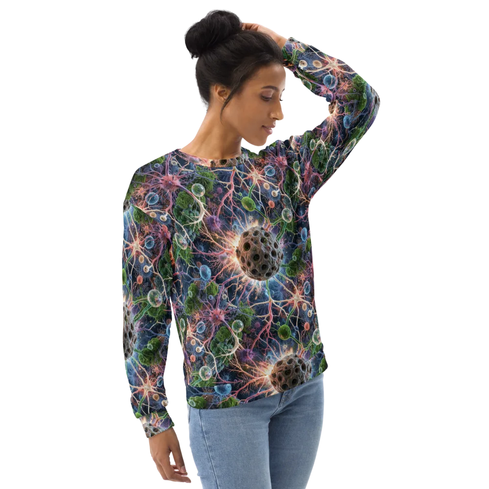 Cellular Cosmos on Sweatshirt — Right Front