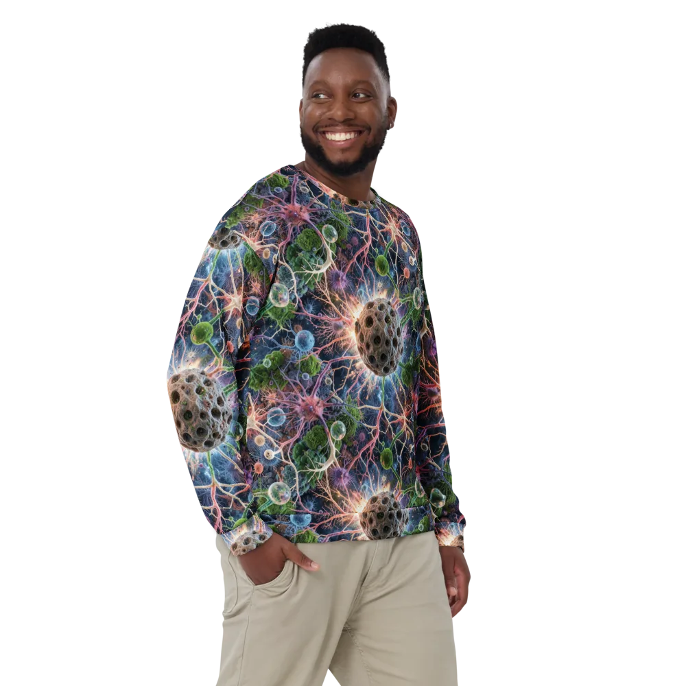 Cellular Cosmos on Sweatshirt — Front