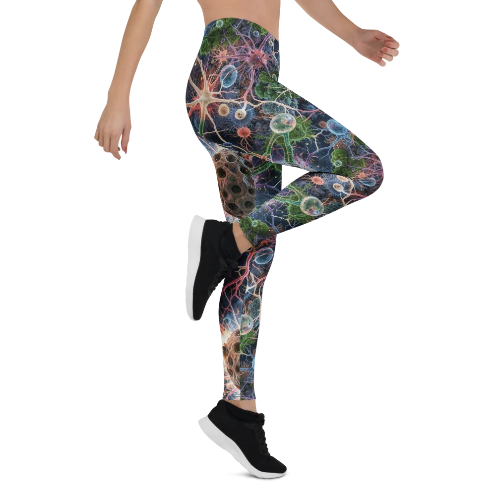 Cellular Cosmos on Leggings — Right