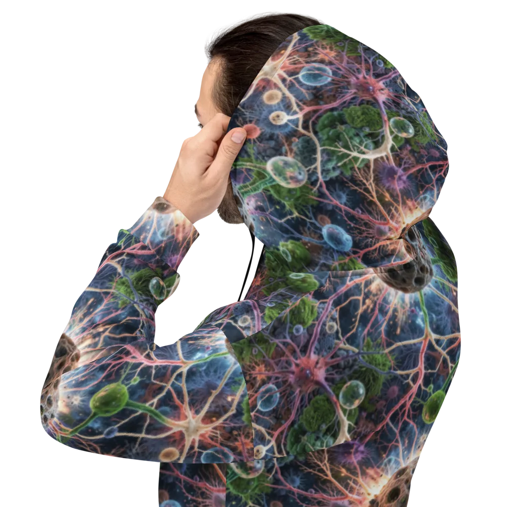 Cellular Cosmos on Hoodie — Back