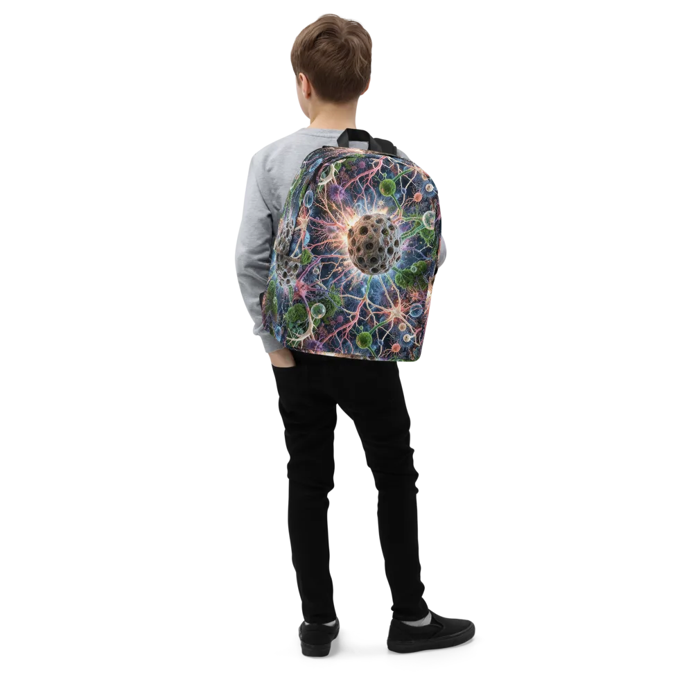 Cellular Cosmos on Minimalist Backpack — Right Front