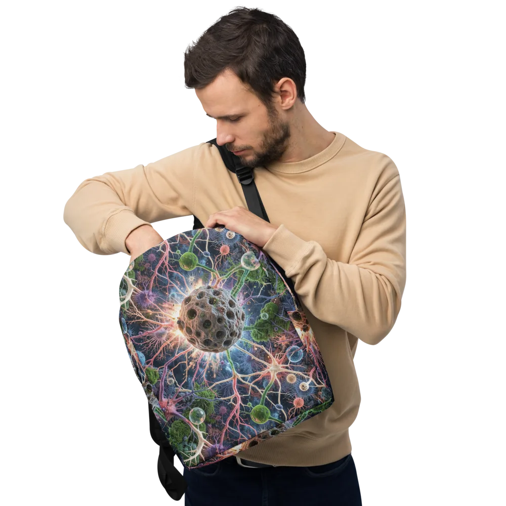 Cellular Cosmos on Minimalist Backpack — Front