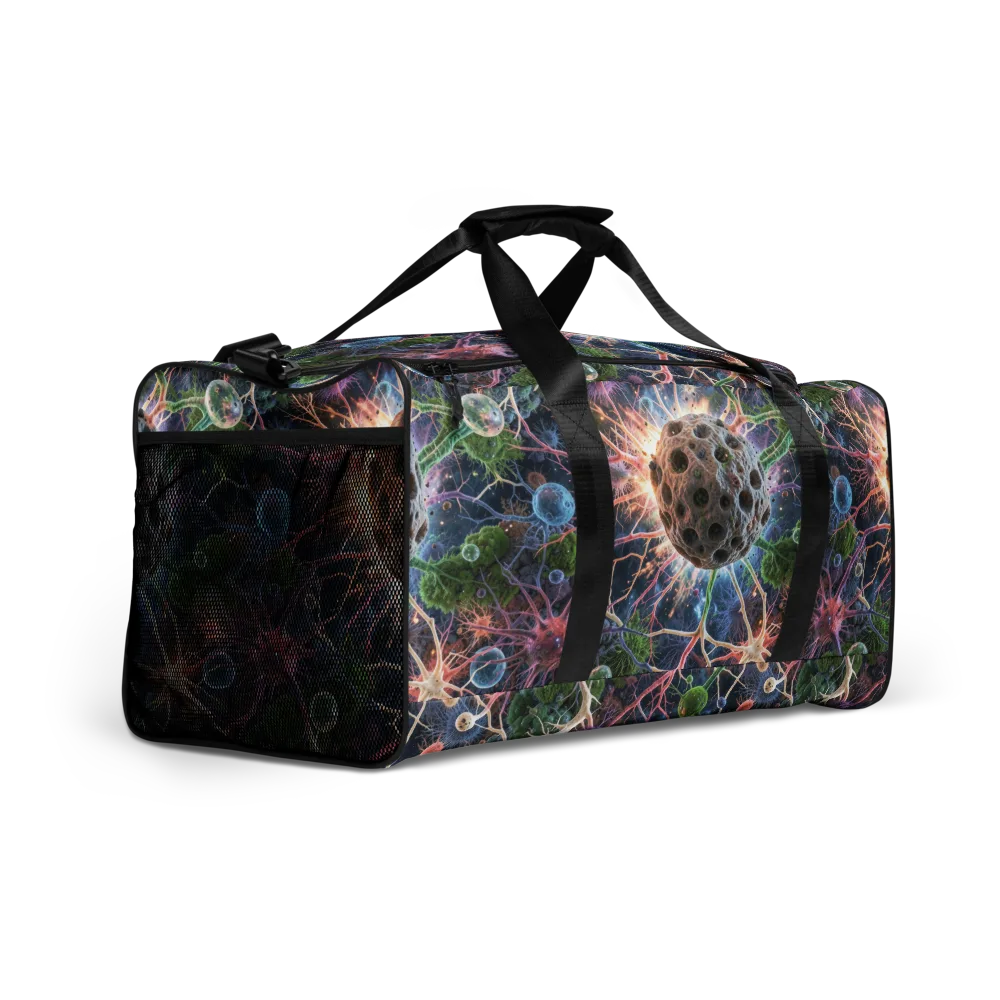 Cellular Cosmos on Duffle Bag — Right Front